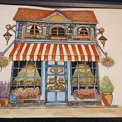 Mi proyecto del curso: Ilustración urbana en acuarela: retrata tu ciudad. Pintura, Desenho, Pintura em aquarela e Ilustração arquitetônica projeto de mor_grafica - 27.05.2024