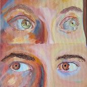 Meu projeto do curso: Pintura de olhos a óleo: a alma do retrato. Projekt z dziedziny  Malarstwo i Malarstwo olejowe użytkownika helobtto - 26.05.2024