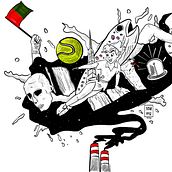 Ciao Peter!. Design, Traditional illustration, Digital Illustration, and Digital Painting project by IlMatta Quattordici - 05.22.2024