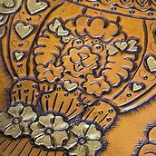 Framed Leather Artwork. Arts, and Crafts project by Emily Wendt - 05.14.2024