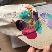 Mi proyecto del curso: Bordado y pintura textil para principiantes Ein Projekt aus dem Bereich Malerei, Musterdesign, Stickerei, DIY, Upc, cling und Textildesign von Mercedes Argüello - 08.03.2024