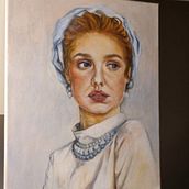 My project for course:  Realistic Figure Painting with Acrylic and Oil. Artes plásticas, Desenho realista, Pintura Acrílica, Pintura a óleo, e Desenho anatômico projeto de oksana_miroshnich - 25.05.2024