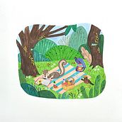 Gouache: Paint Natural Worlds from Imagination . Een project van Traditionele illustratie,  Ontwerp, Schilderij,  Reclame, Kinderillustratie y Schilderen met gouache van deepthiprasad095 - 05.05.2024