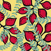 My project for course: Botanical Patterns in a Sketchbook: Conquer the Blank Page. Un progetto di Illustrazione tradizionale, Pattern design, Illustrazione botanica e Sketchbook di Theresa Kirby - 29.05.2024