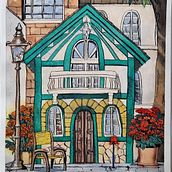 Illustration de scènes attrayantes à l'aquarelle et à l'encre Go Cavalho . Projekt z dziedziny  Malarstwo, Sketching, Malowanie akwarelą,  R, sunek architektoniczn,  R i sunek atramentem użytkownika myrenalee - 02.06.2024