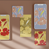 Mon projet du cours : Graphisme : l'art des formes et de la couleur. Graphic Design, Product Design, Pattern Design, Poster Design, Digital Drawing, and Color Theor project by Angie M - 05.30.2024