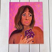 Mi proyecto del curso: Pintura de retratos femeninos con acrílico. Painting, Acr, and lic Painting project by Hermy La Hormiga - 05.30.2024