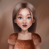 The girl’s character . Digital Illustration, Character Design, and Fine Arts project by asia_elih - 05.30.2024