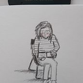 Il mio progetto del corso: Sketchbook per esplorare il tuo stile di disegno Ein Projekt aus dem Bereich Traditionelle Illustration, Skizzenentwurf, Kreativität, Zeichnung, Aquarellmalerei, Sketchbook und Gouachemalerei von marchi_cinzia - 30.05.2024