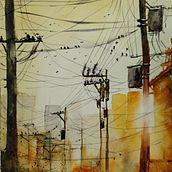 My project for course: Expressive Watercolor Painting: Create Compelling Illustrations. Un projet de Beaux Arts, Peinture , et Aquarelle de Francine Tremblay - 30.05.2024