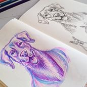 Meu projeto do curso: Ilustração surrealista inspirada na natureza. Traditional illustration, Pencil Drawing, Drawing, Artistic Drawing, Naturalistic Illustration, and Colored Pencil Drawing project by Talita Barros - 05.30.2024