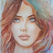 Mon projet du cours : Illustration au pastel et aux crayons de couleur. Projekt z dziedziny Trad, c, jna ilustracja,  Sztuki piękne, R, sunek ołówkiem,  R, sunek, Portret, R, sunek realist, czn,  R, sunek art, st i czn użytkownika Jean WEISE - 31.05.2024