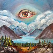My project for course: Oil Painting: Create Surreal Landscapes. Fine Arts, Painting, and Oil Painting project by Anna Kapustina - 05.31.2024