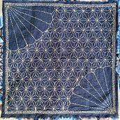 Mi proyecto del curso: Introducción al bordado japonés sashiko. Embroider, Fiber Arts, DIY, Upc, cling, and Textile Design project by Jorge Mora - 05.31.2024