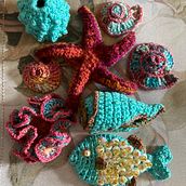 My project for course: Crochet Techniques for Sea Life and Animals. Accessor, Design, Arts, Crafts, Fiber Arts, Crochet, and Textile Design project by jinnyky - 06.01.2024