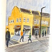 Mein Abschlussprojekt für den Kurs: Illustration im Skizzenbuch mit Buntstiften. Un progetto di Illustrazione tradizionale, Belle arti, Bozzetti, Disegno a matita, Disegno, Disegno artistico e Sketchbook di Anne - 01.06.2024