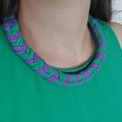 Mój projekt z kursu: Tworzenie biżuterii z tkanin. Un progetto di Artigianato, Design di gioielli, Fiber Art e Textile Design di Katarzyna Topolska - 01.06.2024