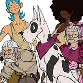 My project for course: Introduction to Design of Characters for Animation and Video Games. Un progetto di Illustrazione tradizionale, Animazione, Character design, Videogiochi e Progettazione di videogiochi di vzs - 01.06.2024