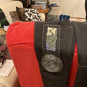 Il mio progetto del corso: Ricamo: riparazione di indumenti. Un progetto di Ricamo, Cucito, DIY, Upcycling e Textile Design di Sonia Badiali - 01.06.2024