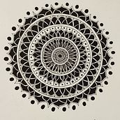 Mandala , projet final. Un proyecto de Pattern Design, Ilustración tradicional y Bellas Artes de Cédric Maillot - 01.06.2024