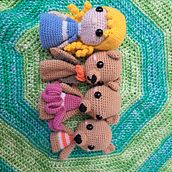 Mi proyecto del curso: Amigurumis: tejido de marionetas de dedo a crochet. Un proyecto de Crochet, Amigurumi y Diseño textil de monicacanaleslaura - 02.06.2024