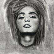 My project for course: Artistic Charcoal Portraiture: Creating Atmosphere. Traditional illustration, Fine Arts, Drawing, Portrait Drawing, Realistic Drawing, and Artistic Drawing project by Paula Hernandez - 06.02.2024