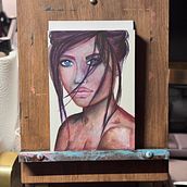 My project for course: Artistic Portrait with Watercolors. Fine Arts, Painting, Watercolor Painting, and Portrait Drawing project by alexa_karpanj - 05.26.2024
