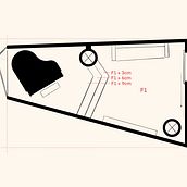My project for course: Architectural Drawing: The Single-Point Perspective. Un projet de Design , Architecture, Pa, sagisme et Illustration architecturale de Guan Qi - 03.06.2024