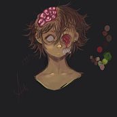 zombie. Concept Art, and Digital Illustration project by Ambar Marambio Calderon - 06.03.2024
