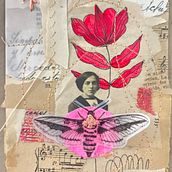 Mi proyecto del curso: Técnicas de bordado experimental sobre papel. Un projet de Beaux Arts, Collage, Broderie , et Design textile de Marina Storti - 02.06.2024