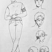 Il mio progetto del corso: L'arte dei manga: disegna personaggi unici. Character Design, Pencil Drawing, Drawing, Ink Illustration, and Manga project by Elena Chesini - 06.03.2024