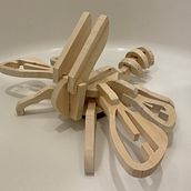Wooden Insect, 2023. Un progetto di Falegnameria  di Harper - 03.06.2024