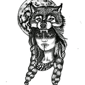 Mi proyecto del curso: Diseño e ilustración digital de tatuajes con Procreate. Traditional illustration, Graphic Design, Digital Illustration, Tattoo Design, and Digital Drawing project by Dalia Garcia Gutierrez - 06.03.2024