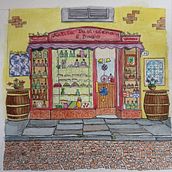 Il mio progetto del corso: Illustrazione urbana ad acquerello: dipingi la tua città. Pintura, Desenho, Pintura em aquarela e Ilustração arquitetônica projeto de stringbeanjean - 26.05.2024