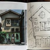 Il mio progetto del corso: Disegno architettonico espressivo con pennarelli colorati. Un projet de Esquisse , Dessin, Illustration architecturale, Carnet de croquis et Illustration à l'encre de Luca Bersaglio - 02.06.2024