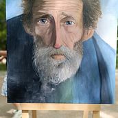 My project for course: Contemporary Oil Portraiture. Traditional illustration, Fine Arts, Painting, and Oil Painting project by raflyo - 06.02.2024