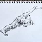 My project for course: Surrealistic Fineliner Illustration. Traditional illustration, Pencil Drawing, Drawing, Realistic Drawing, Artistic Drawing & Ink Illustration project by rosie - 06.04.2024