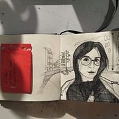 My friend who gifted this course to me. Ilustração tradicional, Esboçado, Desenho, Sketchbook e Ilustração com tinta projeto de kseniiakutuzova1707 - 02.06.2024