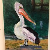 Birds. Painting, Oil Painting, and Watercolor Painting project by Asta Bonniot - 06.04.2024