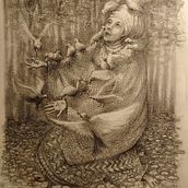 My project for course: Drawing From Imagination with Graphite and Charcoal . Traditional illustration, Fine Arts, Pencil Drawing, Drawing, Artistic Drawing, and Figure Drawing project by Shael Ami - 06.05.2024