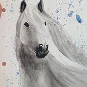 Meu projeto do curso: Retratos expressivos de animais em aquarela. Traditional illustration, Watercolor Painting, Realistic Drawing, and Naturalistic Illustration project by Giovanna Miranda - 07.04.2024