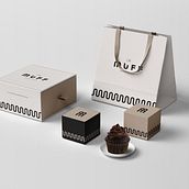 The Muff Bakery & Cafe Packaging / Branding Design. Design, Br, ing, Identit, Graphic Design, and Packaging project by rabiavural01 - 06.03.2024