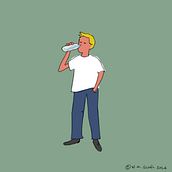 Final Project: Think before You Throw. Traditional illustration, Animation, Digital Illustration, Narrative, and Animated Illustration project by Noko Gloël - 06.06.2024