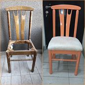 Restauración y Tapizado : Silla Orange. Design, Arts, and Crafts project by Jocelyn Barrios Trarupil - 05.05.2022