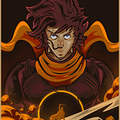 Mi proyecto del curso:  Paul Atreides - Ilustración vectorial: más volumen y rock and roll. Traditional illustration, Vector Illustration, Poster Design, and Digital Illustration project by sebas ramirez patiño - 06.08.2024