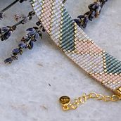 My project for course: Beaded Jewelry Design: Weave Elegant Patterns. Design de acessórios, e Design de joias projeto de jandora.poli - 07.06.2024