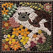 Mi proyecto del curso: Mosaicos contemporáneos: crea motivos florales con teselas. Arts, Crafts, Furniture Design, Making, Ceramics, Interior Decoration, and DIY project by Maria Balcázar - 06.07.2024