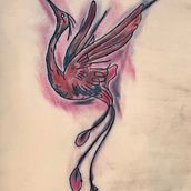 Mi proyecto del curso: Técnicas de tatuaje estilo acuarela: arte sobre piel. Een project van Traditionele illustratie, Schilderij, Aquarelschilderen y  Tatoeageontwerp van Lando Zamora - 08.06.2024