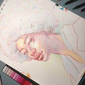 Mi proyecto del curso: Dibujo de retratos llamativos con lápices de colores . % Sailyn Párica tarafından hazırlanan Çizim, Portre Çizimi, Eskiz defteri, Ve Renkli Kalem Çizimi projesi - 06.07.1997