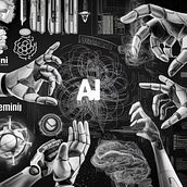 Meu projeto do curso: Criação de apresentações com IA. Artificial Intelligence, and AI Design project by Gil Lemos - 06.01.2024